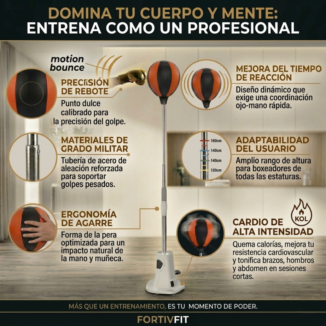 Pera de Boxeo Profesional FortivFit