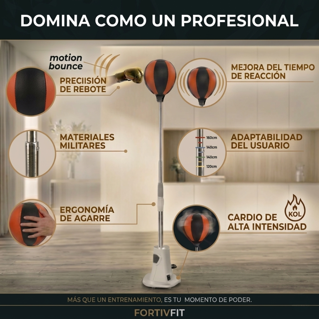Pera de Boxeo Profesional FortivFit